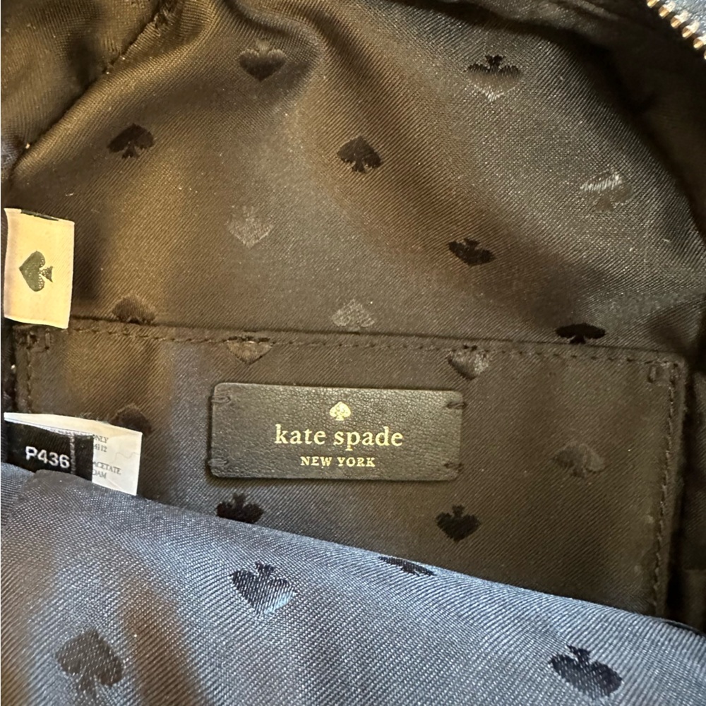 KATE SPADE BRIAR LANE QUILTED MINI CONVERTIBLE BACKPACK BLACK - Picture 2 of 7